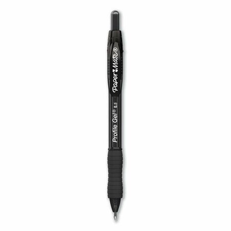 TOSAFOS 0.5 mm Profile Retractable Gel Pen; Black, 12PK TO3742814